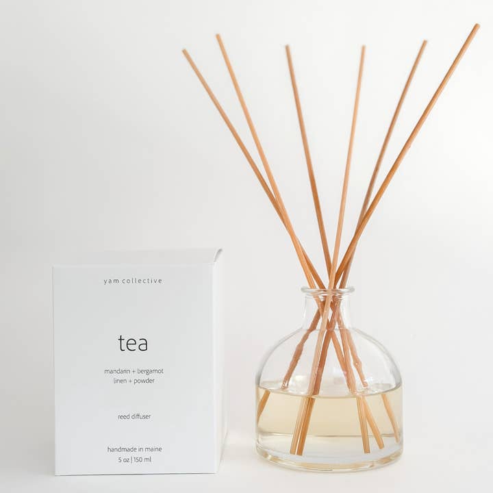 yam collective - Wholesale Reed Diffuser - Tea - Mandarin + Bergamot Reed Diffuser0