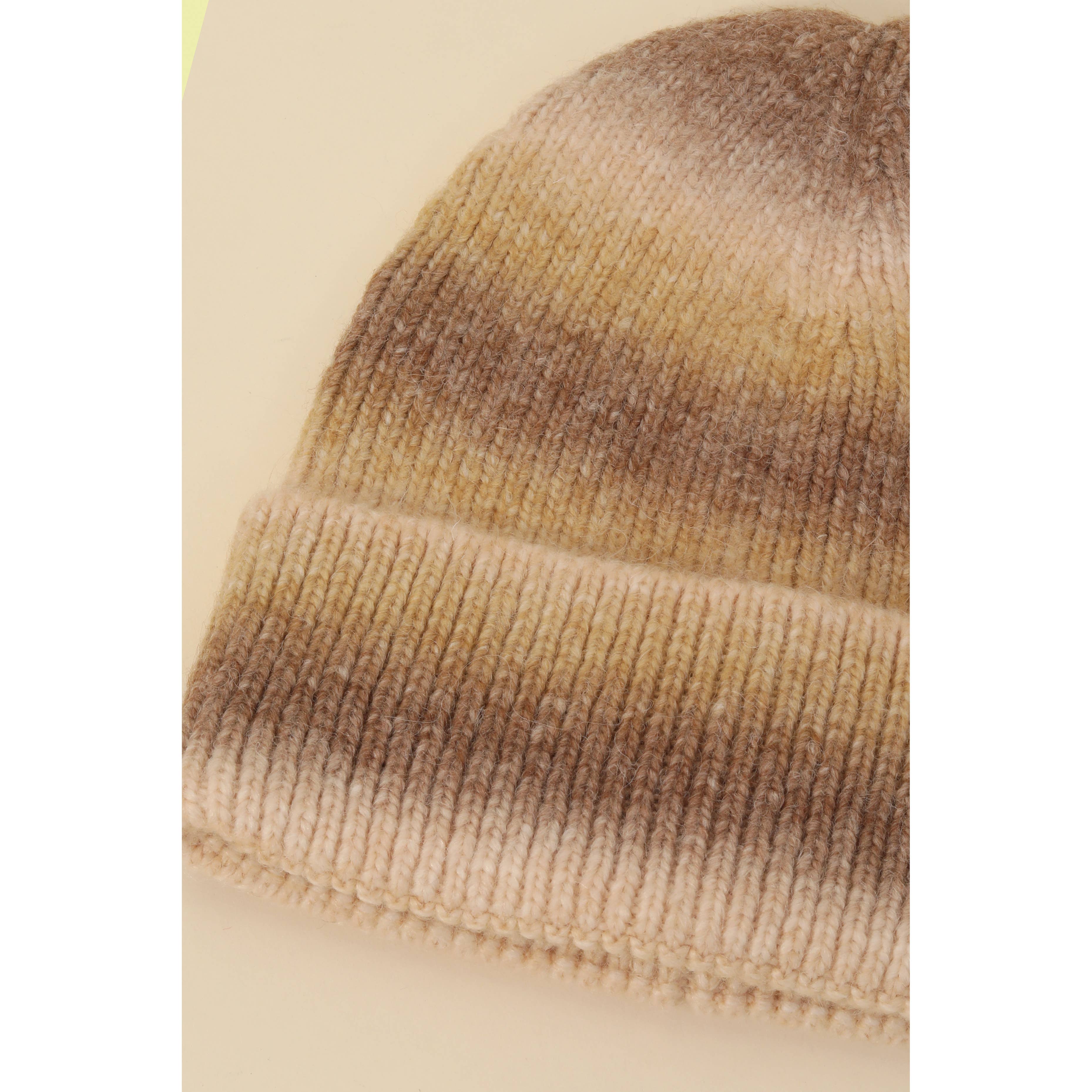 Anarchy Street – wholesale Beanie – Women's – Stripe Shaded Knit Beanie3
