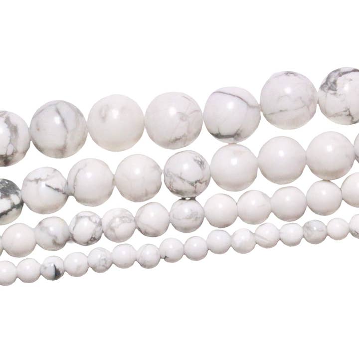 Foliesbijoux - Wholesale Beads - Howlite A Pearl Wire