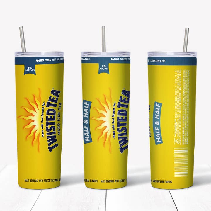 Twisted Tea Half & Half 20 oz rak tumlaröverföring för wholesale av Rustic Pineapple