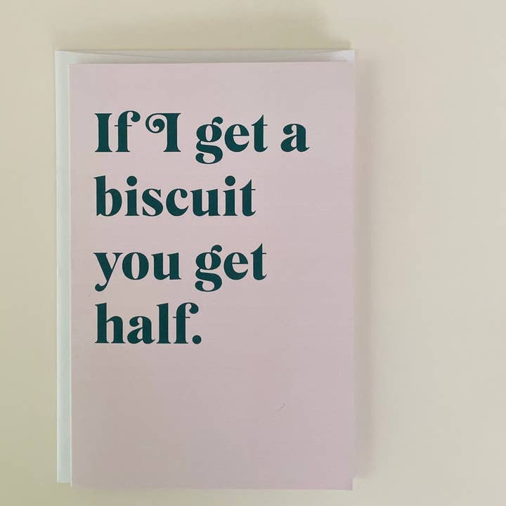 Love Card - BISCUIT pour la vente par Pneu Paper // Lovely Why Isle