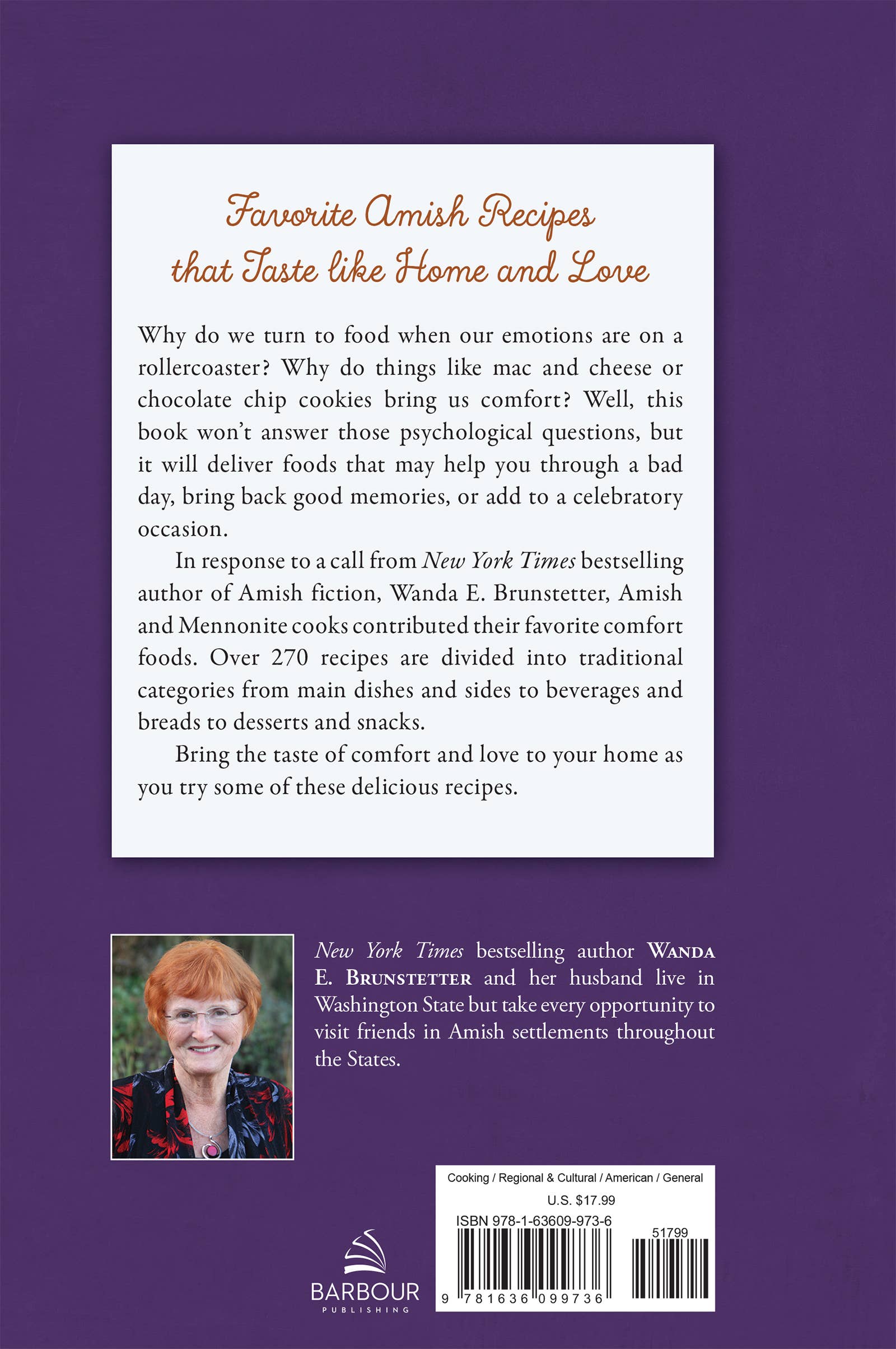 Barbour Publishing, Inc. - Wholesale Cookbooks & Food - Wanda E. Brunstetter's Amish Friends Comfort Foods Cookbook11