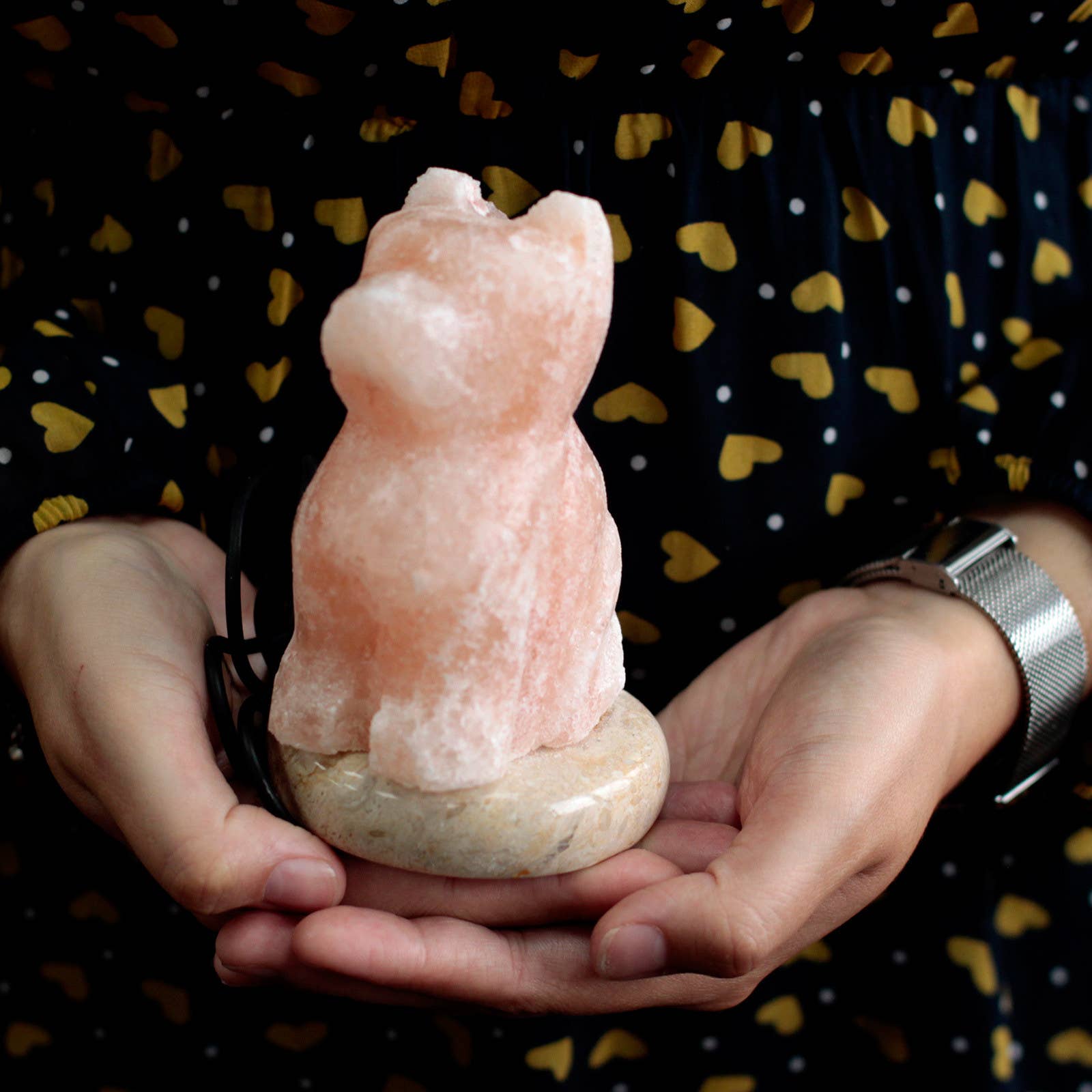 Ancient Wisdom - Wholesale Salt Lamp - USB Dog Shaped (Multi)2