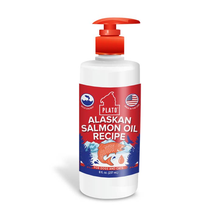 Pet Palette Distribution - Wholesale Pet Food - Dog - Plato Alaskan Salmon Oil Recipe 8oz