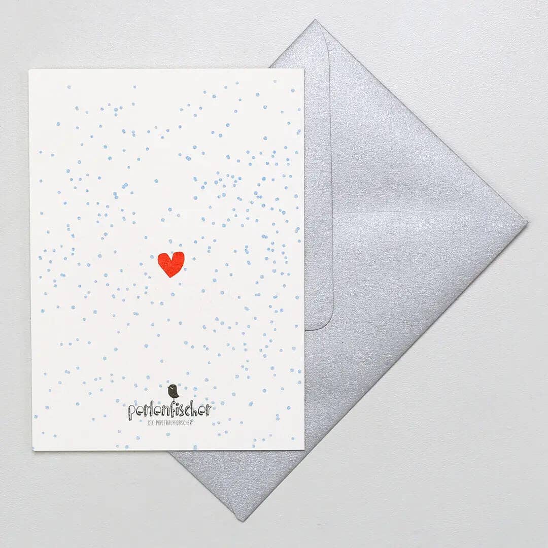 Perlenfischer – Großhandel Liebeskarte – 5x Karte Handschuhe - You & Me1