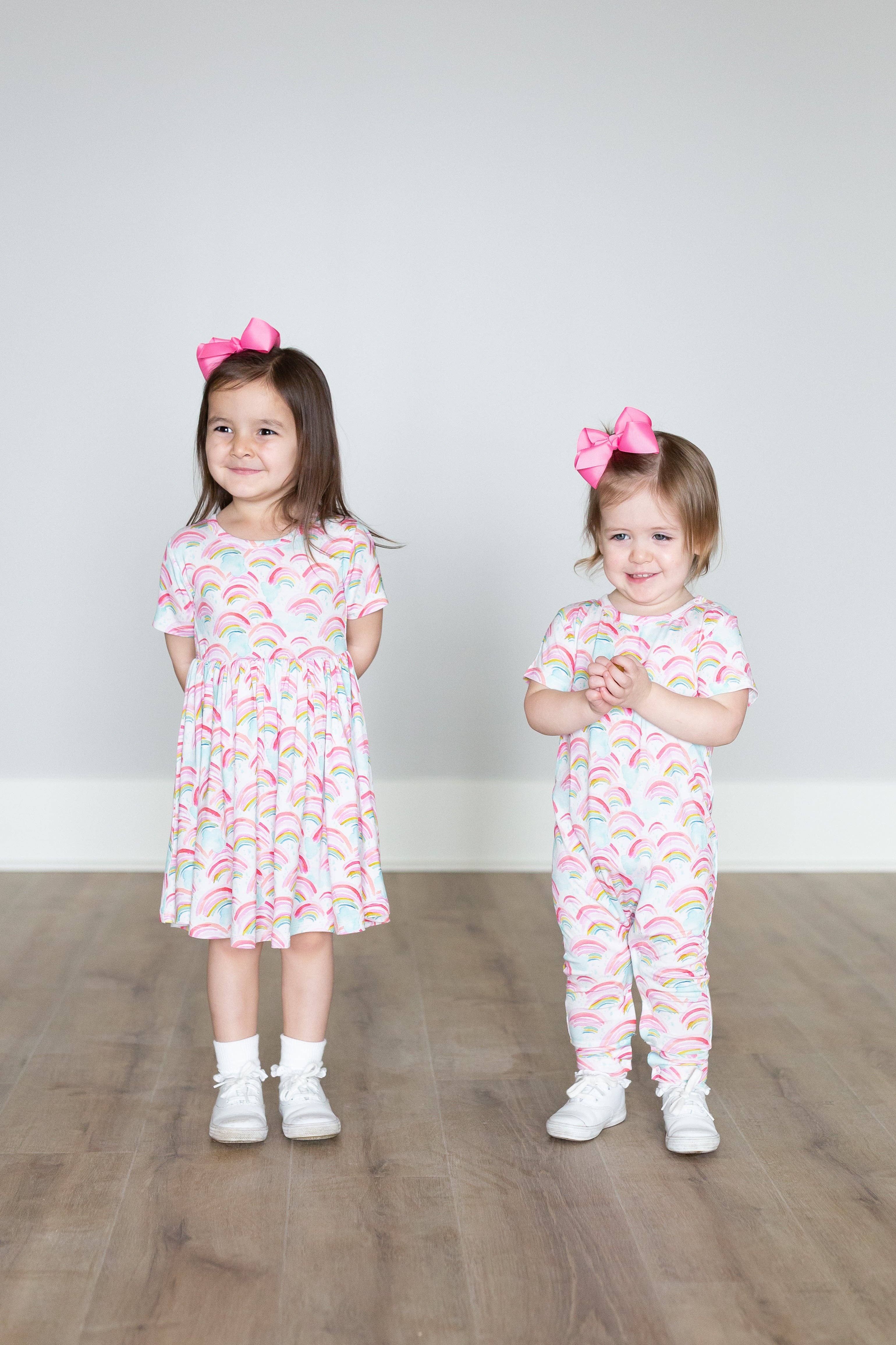 Sweet Bay Clothing - Wholesale Dress - Kids - Rainbow Twirl Dress3