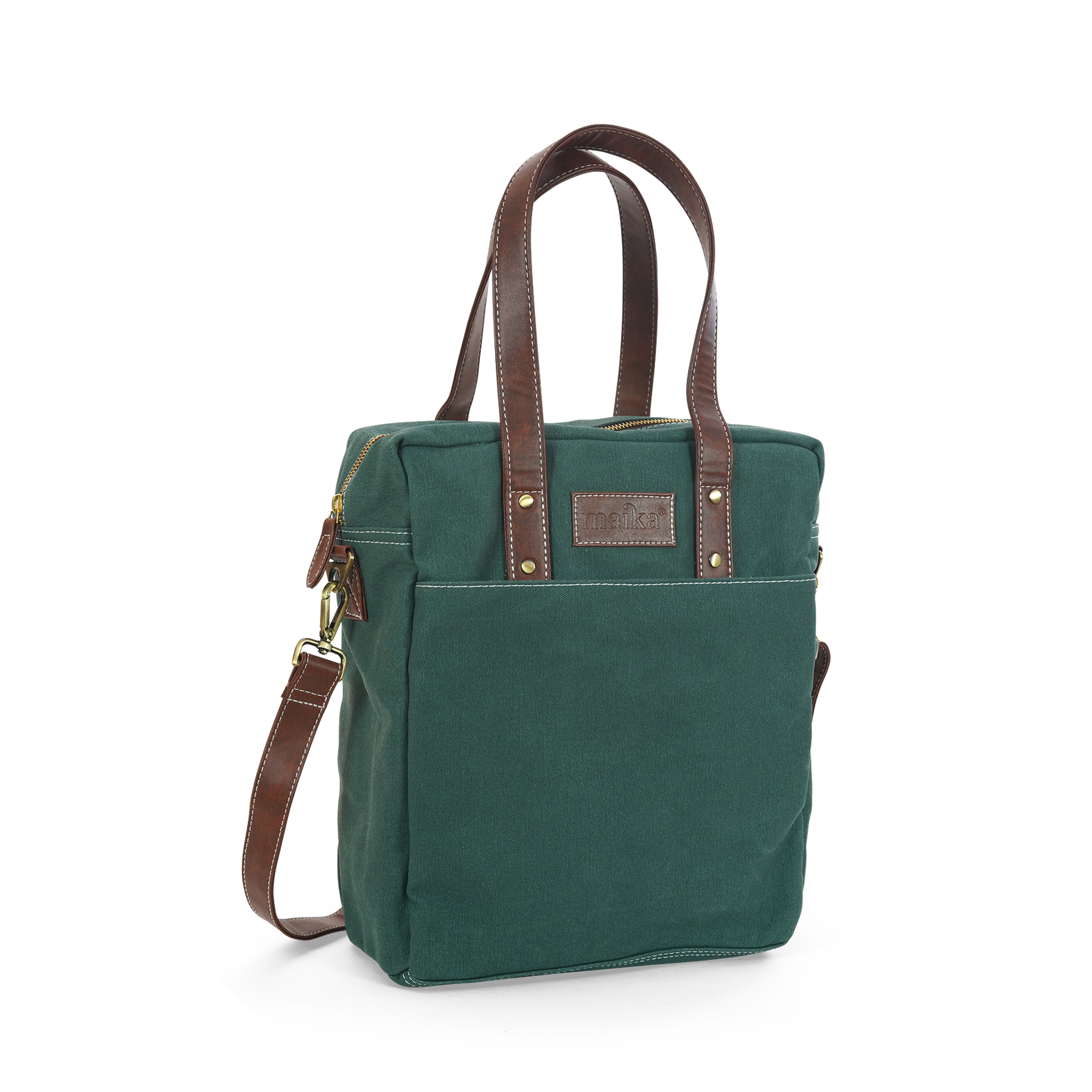 MAIKA - Vente Tote bag – unisexe - Fourre-tout Commuter, vert chasseur ciré0