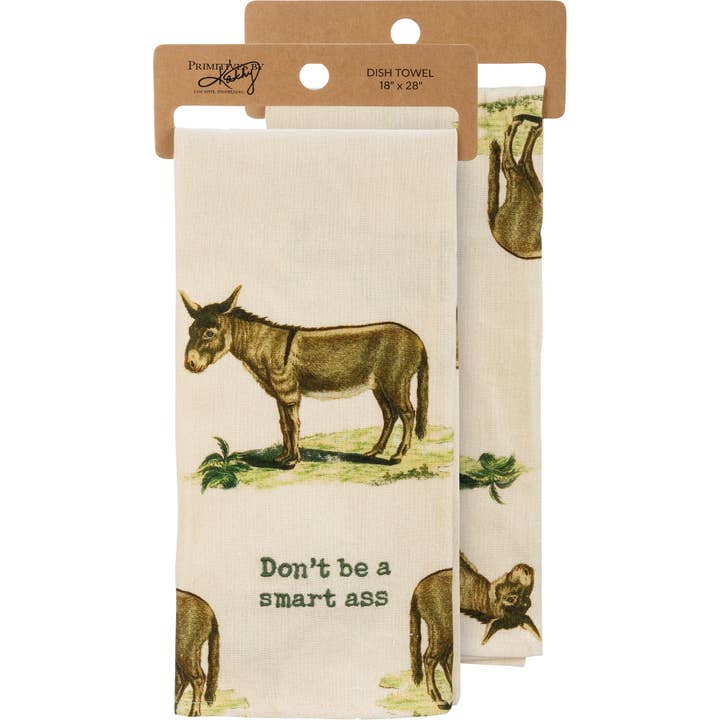 Don't Be A Smart Ass Kitchen Towel for wholesale by Primitives by Kathy