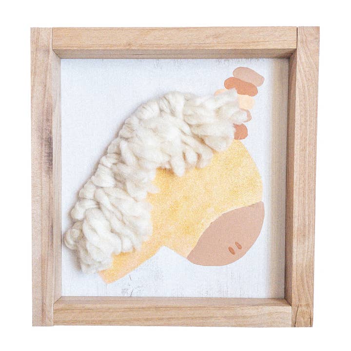 10 x 10 x 10 Einhorn-Holz-Zeichen für den Großhandel von love, Holston