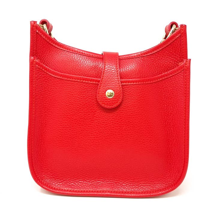 GF0745-S GENUINE ITALIAN LEATHER MID MESSENGER BAG for wholesale by German Fuentes Handbags