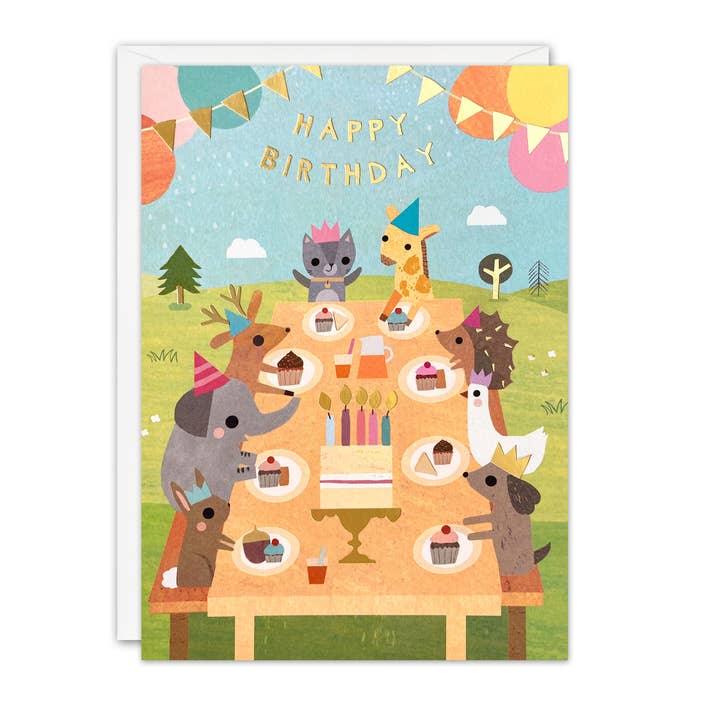 Tea Party - Birthday Card - HC4464 for wholesale by Nelson Line