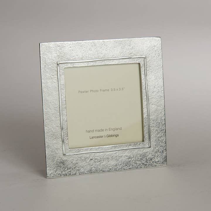 Lancaster and Gibbings - Wholesale Picture Frame - Raised Line Hand Cast Pewter Photo Frame