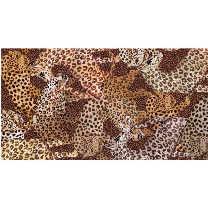 LEO JUNGLE CASHMERE SCARF für den Großhandel von Simone Bruns