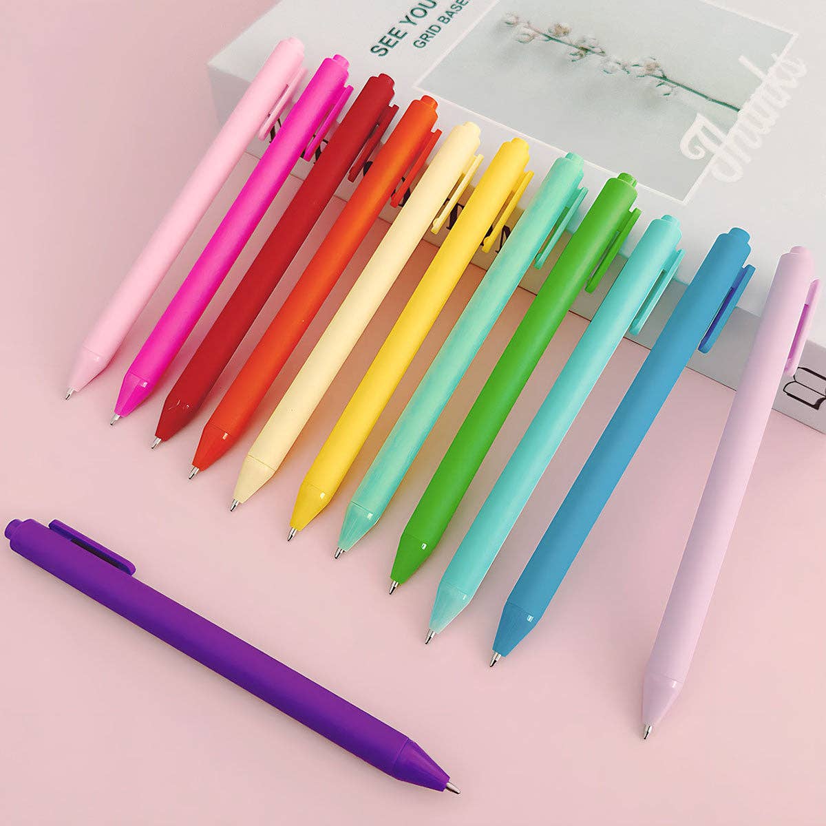 Wrapables.com - Wholesale Pen - Wrapables Colorful Vibrant Retractable Ballpoint Pens3