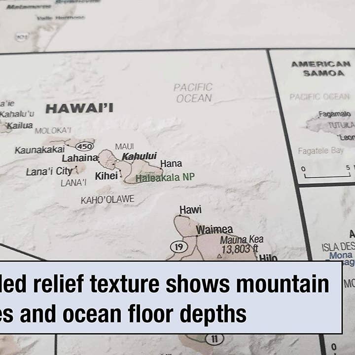 Map Shop - Wholesale Map - United States Odyssey Wall Map - Laminated6