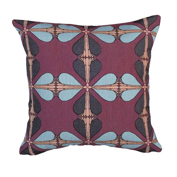 Cuscini per finestra floreali in stile Art Nouveau, a forma di bulbo, vigneto per la vendita all'ingrosso da parte di Rennie & Rose