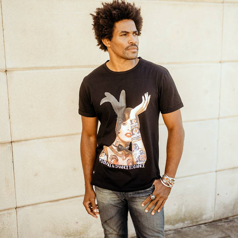 BE HAPPINESS – T-shirt estampada - Mulher por atacado – CAMISETA LINDA CABARET2