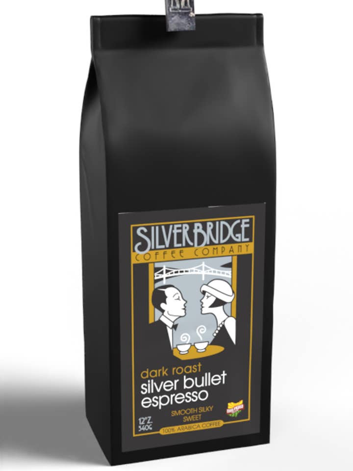 Espresso Balle d'Argent pour la vente par Silver Bridge Coffee Company