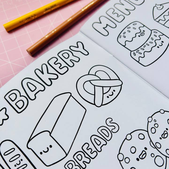 Kellylou – wholesale Colouring and activity book – kids and baby – Bakery Cuties - Colouring Book1