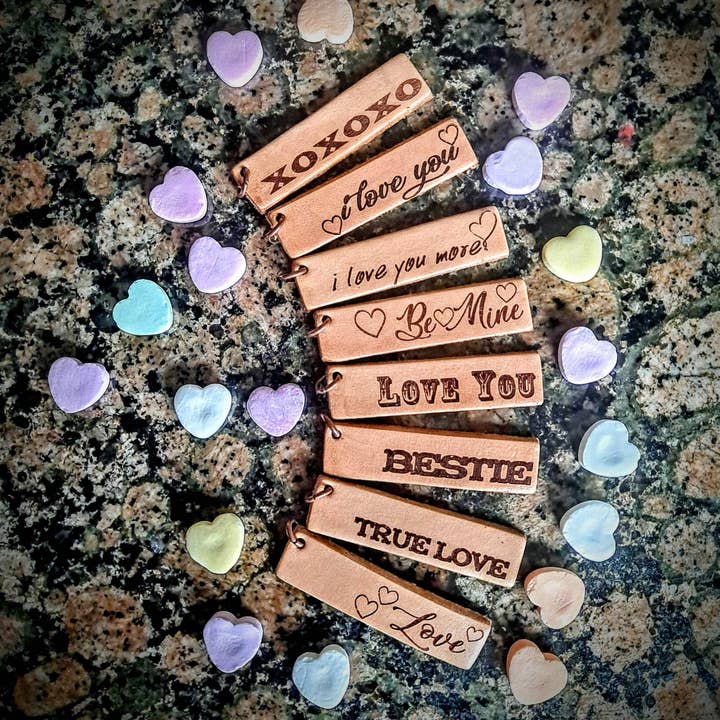 Spread Love Keytags por atacado de jennie jean designs