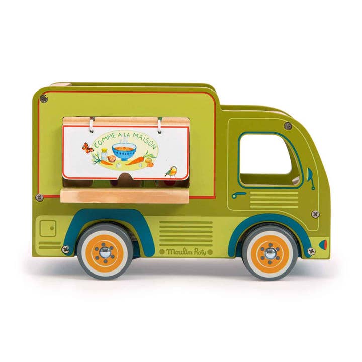 Speedy Monkey - Wholesale Toy Car/Truck - Kids - Food truck - The Big Family - Moulin Roty0
