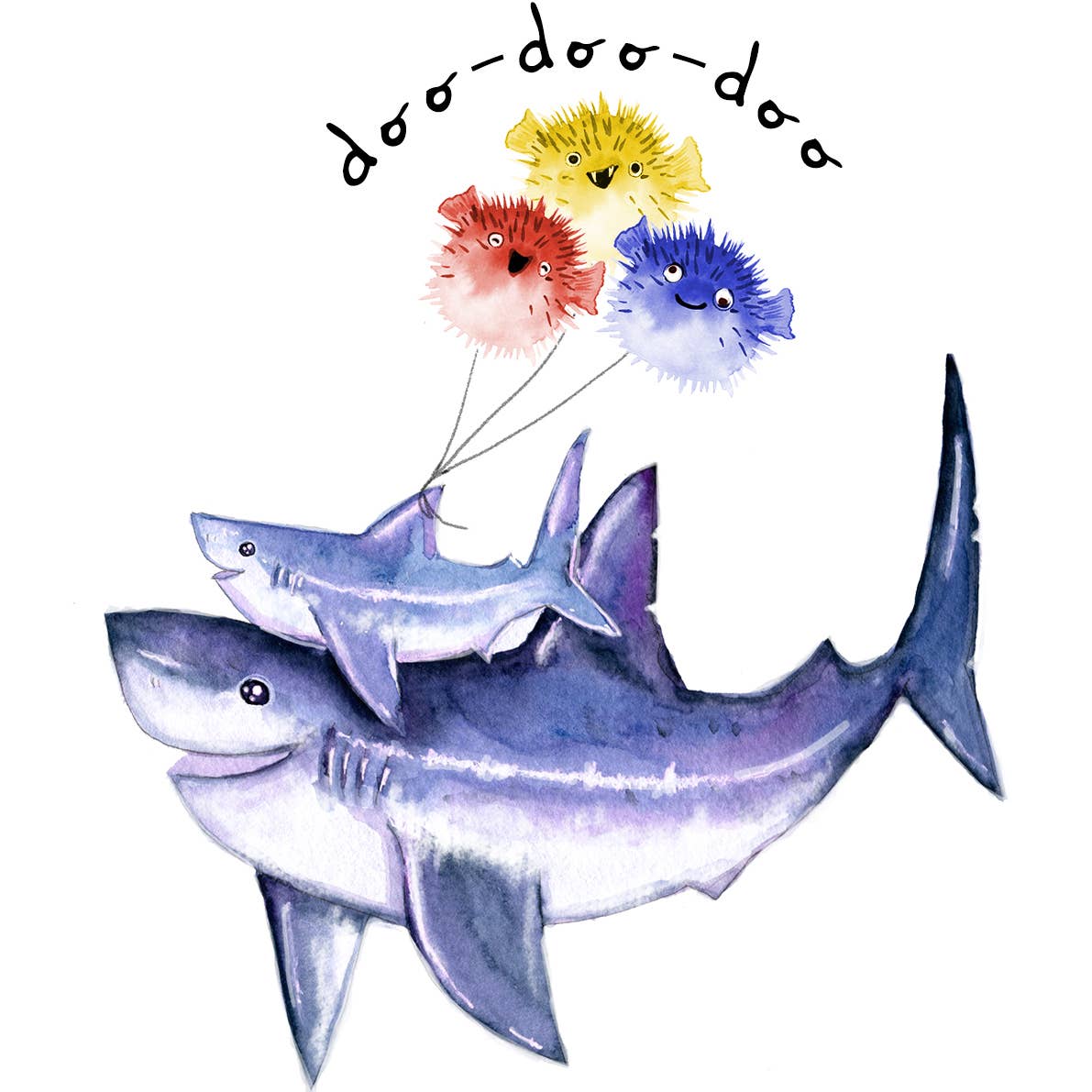 Liyana Studio - Wholesale Birthday Card - Grandpa Shark Baby Shark - Funny Birthday Card For Grandad1