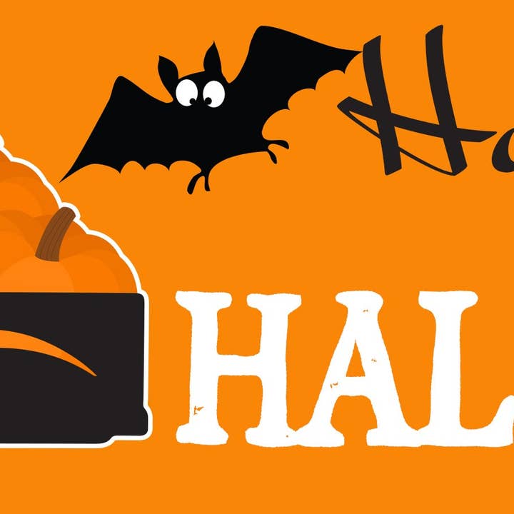 Frohes Halloween-Banner, 4 Stück für den Großhandel von Paper Dazzle