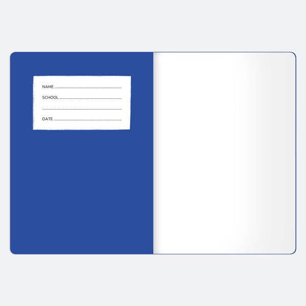 Dotty About Paper – wholesale Journal/diary – Neat Pencil - Red - A5 School Leavers Book0