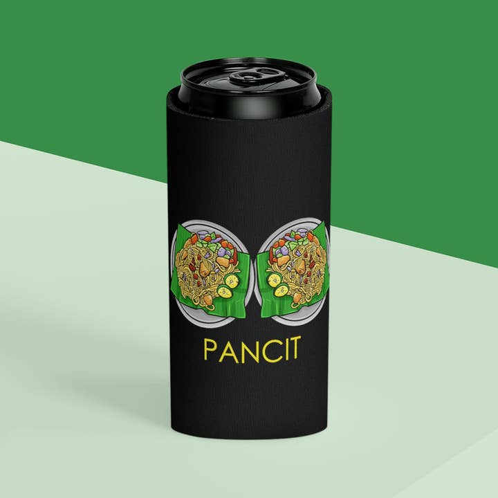 Teegarb LLC - Wholesale Drink huggers & koozies - Beer Can Cooler Sleeve Humorous Pancit Filipinos Dining Cuisines Illustration Gag Hilarious Asians7