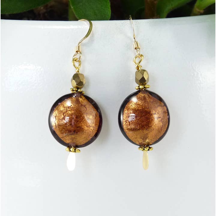 Marlene VanBeek Jewelry - Wholesale Dangle Earrings - Murano Glass Earrings - 6 Colors4