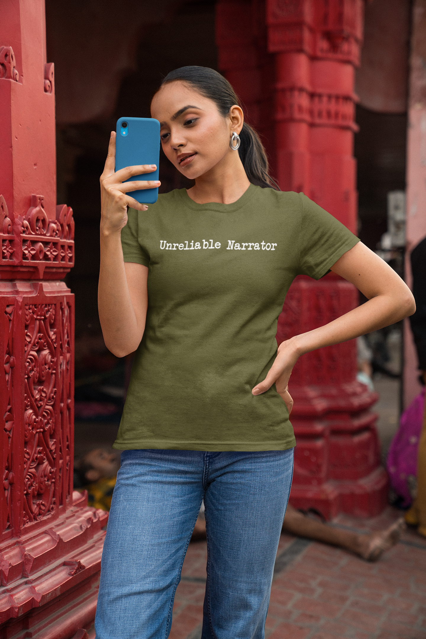 Bookish Endeavors - Wholesale Screen Printed T-Shirt - Unisex - Unreliable Narrator1