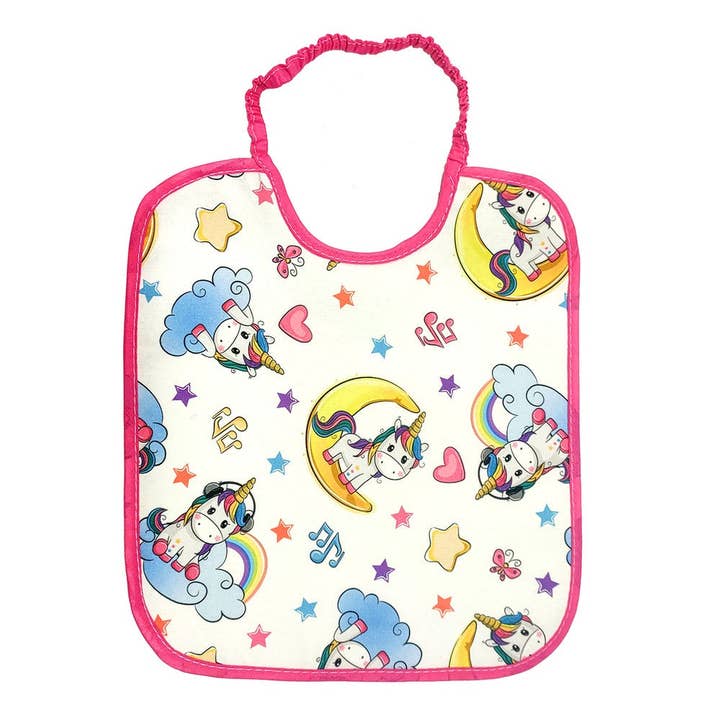 Almatex srl - Wholesale Bib - Baby - CHARLIE/SPLASH bib in printed fabric, paired, cm.25x28 with elastic4