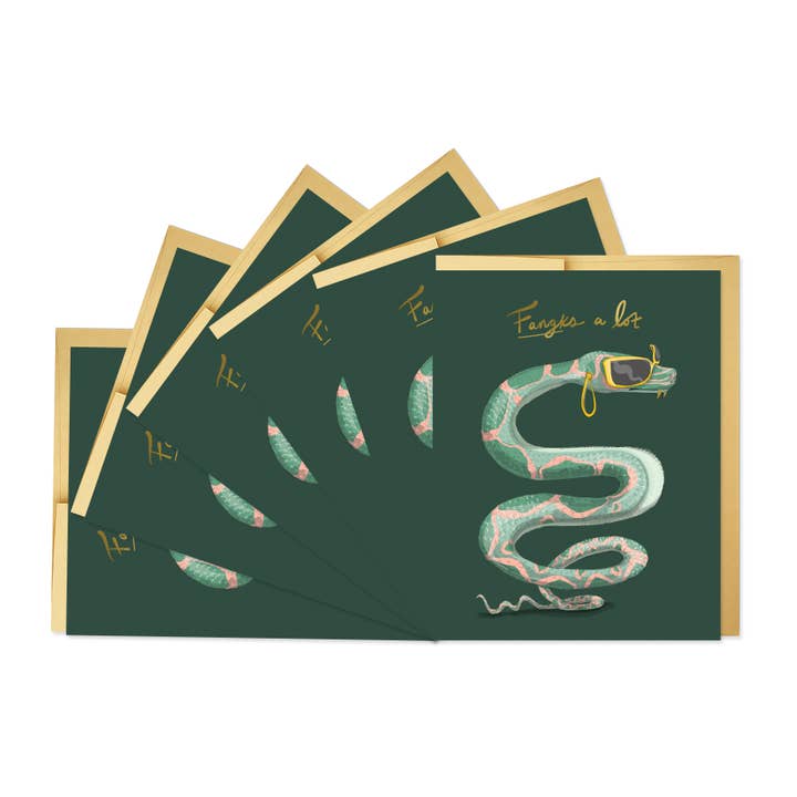Fangks A Lot Lot de 6 cartes pour la vente par Good Juju Ink