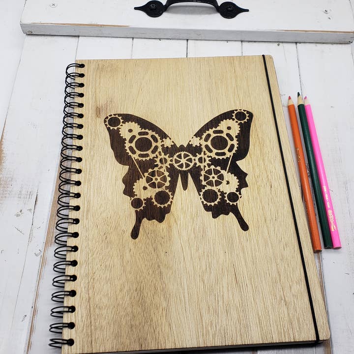 Sketchbook Steampunk Borboleta por atacado de Genesis 3D