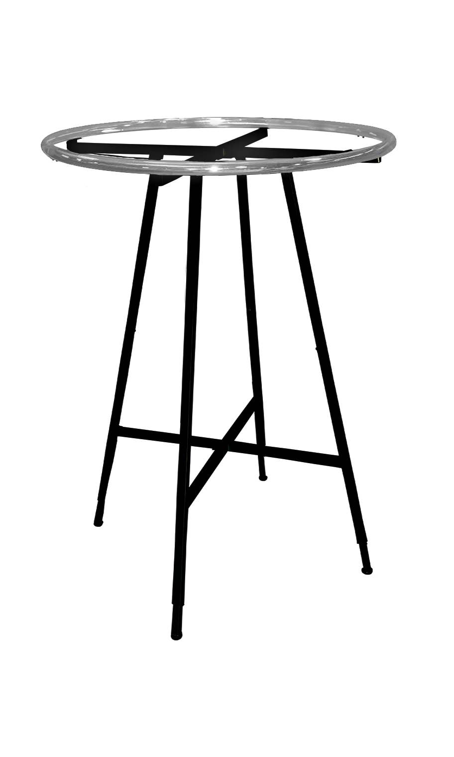 Store Supply Warehouse - Wholesale Retailer Display - Accessories - Black Collapsible Round Clothing Rack0