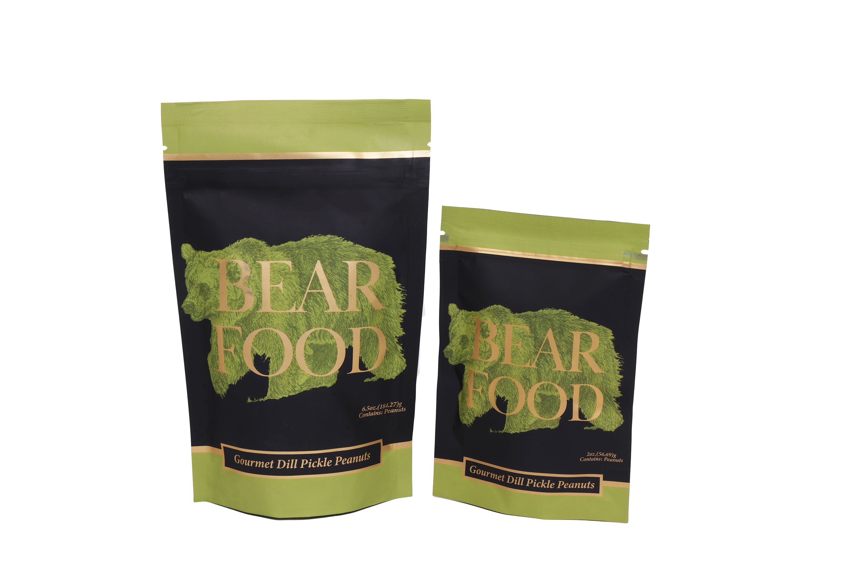 Bear Food - Wholesale Nuts - Dill Pickle Gourmet Peanuts Pouches1