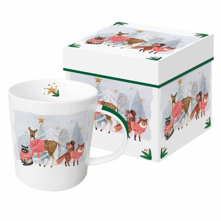 MUG IN GIFT BOX-WINTER GATHERING for wholesale by Paperproducts Design • Ambiente
