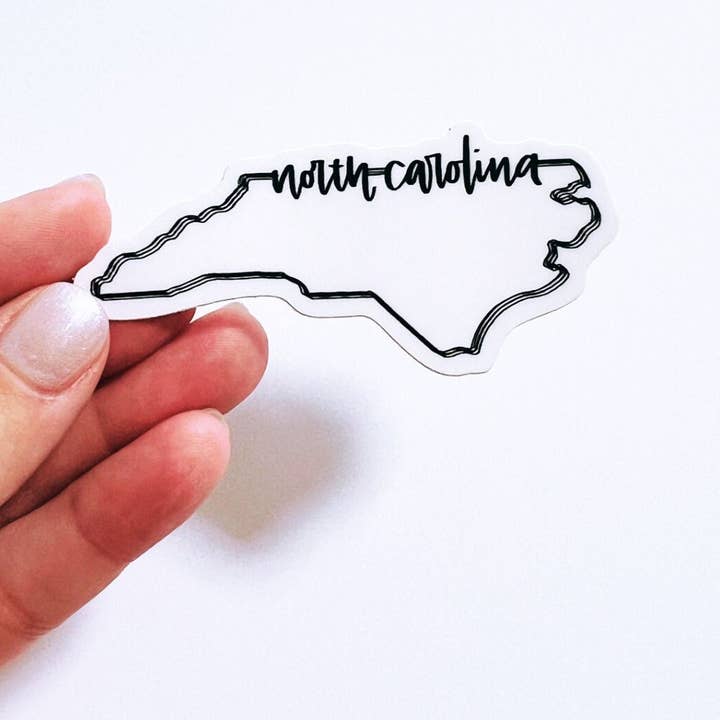 Positively North Carolina - Wholesale Sticker - North Carolina Minimalist Vinyl Waterproof Sticker3