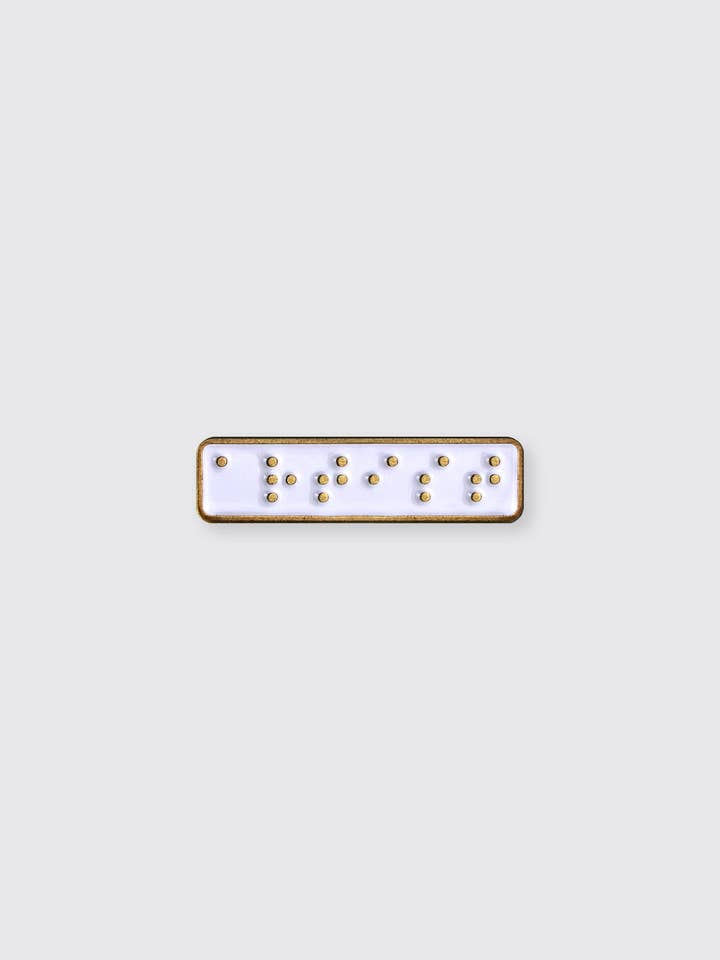 Artist (Braille) • Enamel Pin for wholesale by Pin Museum
