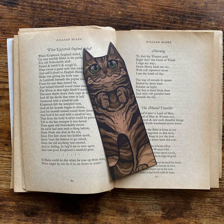 Full Tabby Cat Bookmark and other Purchase Wholesale shrigley. Free Returns & Net 60 Terms on Faire trending on Faire.