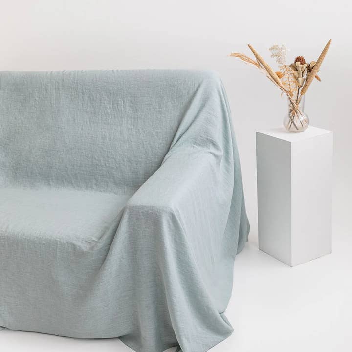 MagicLinen (We handle U.S. import procedures for you) - Wholesale Chair/Sofa Slipcover - Linen couch cover in various collors3