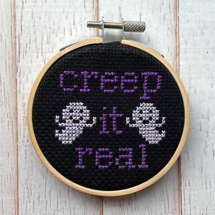 Creep It Real Cross Stitch Kit for wholesale by Spot Colors