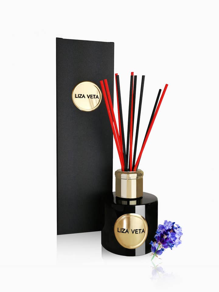 Lavender Reed Diffuser - Black Gloss for wholesale by LIZA VETA