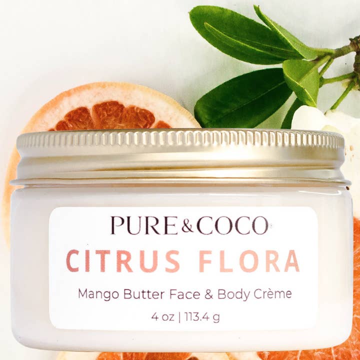 Mother’s Day Hydrating, Anti-Aging Face & Body Crème Gift for wholesale by Pure & Coco | Organic Coconut Oil Face & Body Skincare