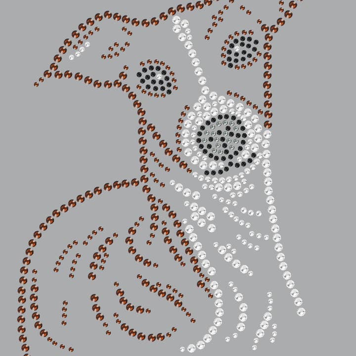 Italiensk Greyhound Face - Bandanna for engroshandel hos Dog in the Closet