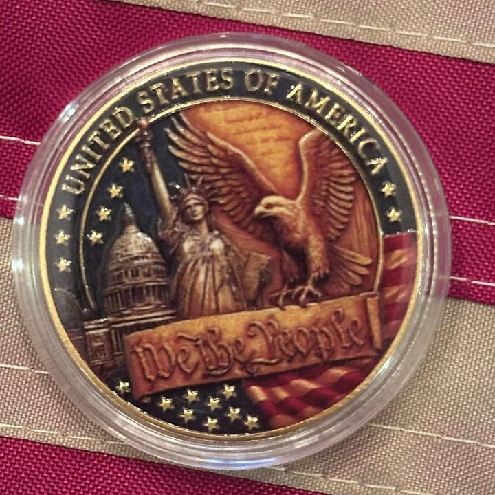 American Independence 250th Anniversary Coin 1776-2026 for wholesale by Bad Bunny Designs