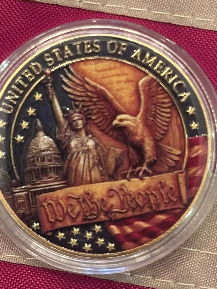 American Independence 250th Anniversary Coin 1776-2026 for wholesale by Bad Bunny Designs