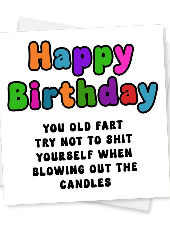 Gefeliciteerd met je verjaardag, ouwe zak, verjaardagskaart voor wholesale door Jeevesy Cards