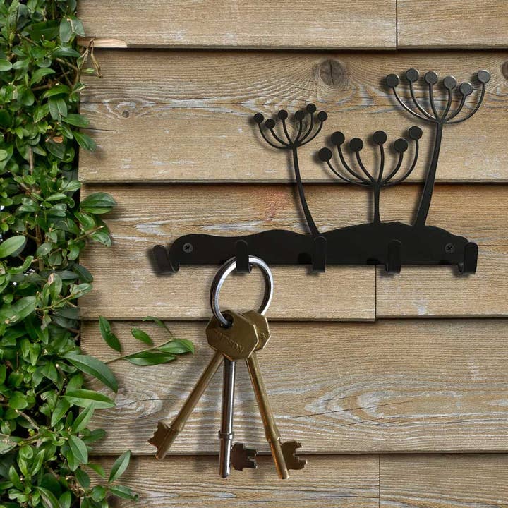 A Blackbird Sang - Wholesale Wall hook - Key Hooks - Cow parsley, wild chervil, or keck