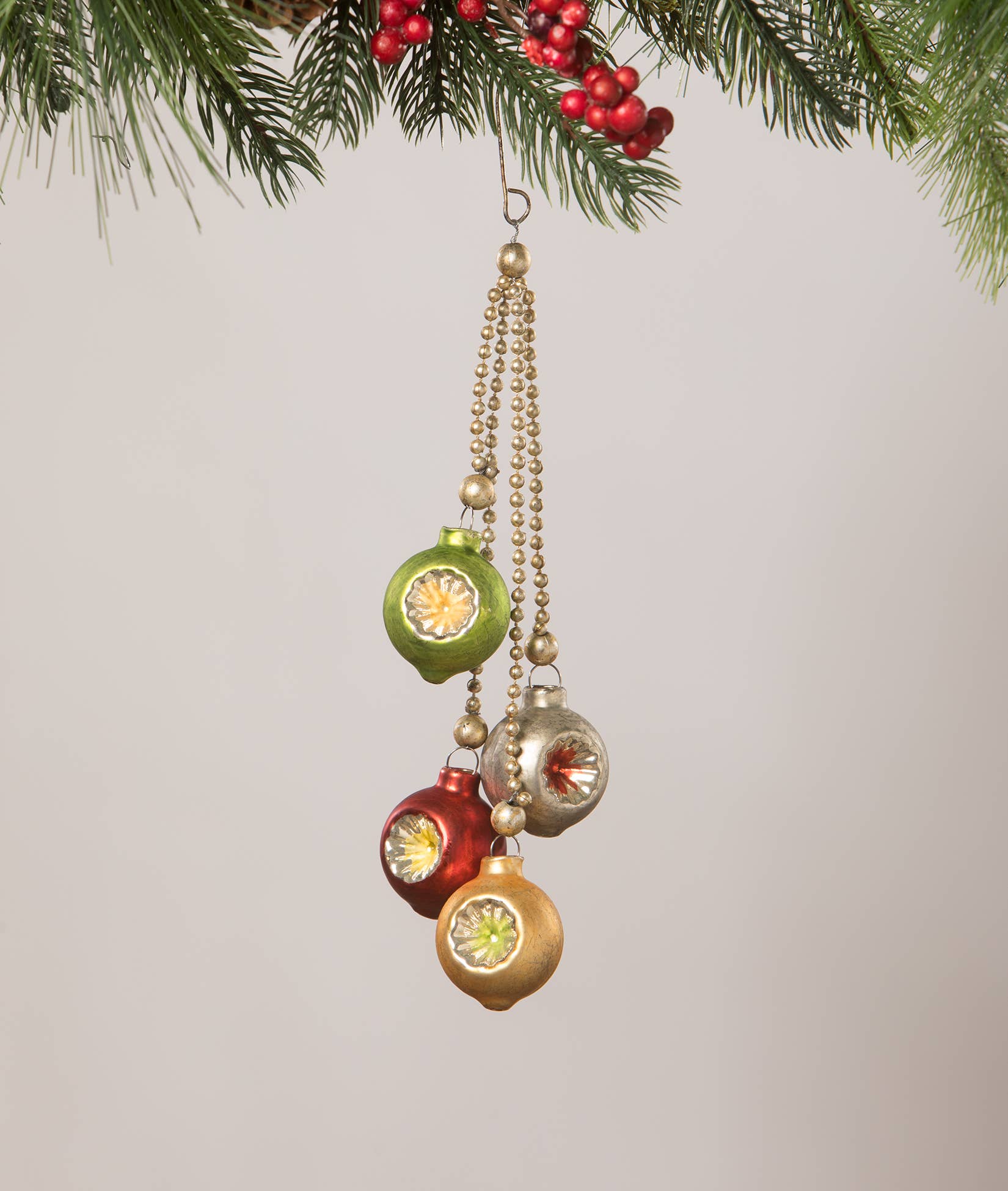 Bethany Lowe Designs - Wholesale Ornament - Traditional Bauble Dangle Ornament0